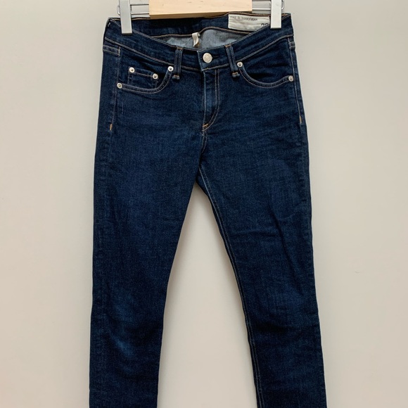 Rag & bone dark blue denim jean size 26 - Picture 5 of 10